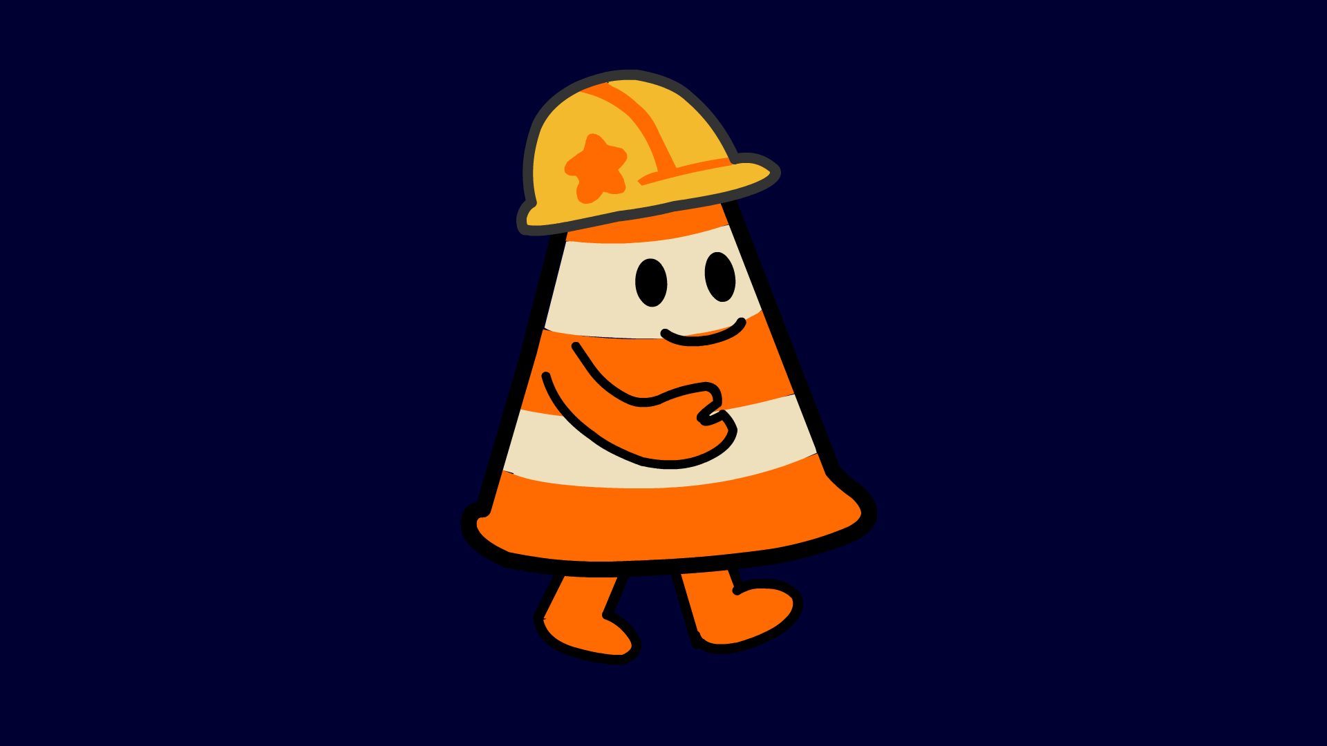 Caution Carl Walking